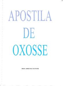 APOSTILA DE OXOSSE